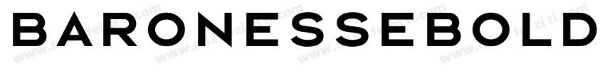 BaronesseBold Bold字体转换